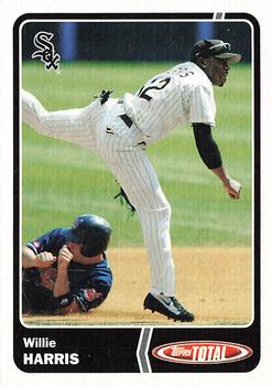 2003 Topps Total #219 Willie Harris Front
