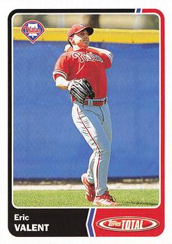 2003 Topps Total #232 Eric Valent Front