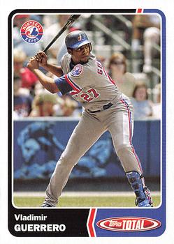 2003 Topps Total #288 Vladimir Guerrero Front