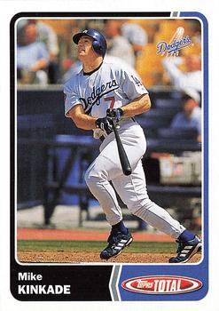 2003 Topps Total #299 Mike Kinkade Front