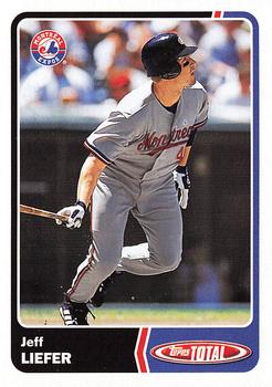 2003 Topps Total #340 Jeff Liefer Front