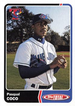 2003 Topps Total #495 Pasqual Coco Front