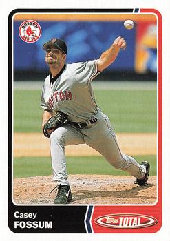 2003 Topps Total #524 Casey Fossum Front