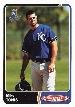 2003 Topps Total #558 Mike Tonis Front
