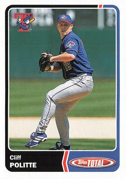 2003 Topps Total #675 Cliff Politte Front