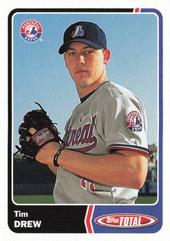 2003 Topps Total #756 Tim Drew Front