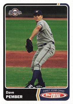 2003 Topps Total #929 Dave Pember Front