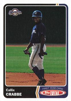 2003 Topps Total #960 Callix Crabbe Front