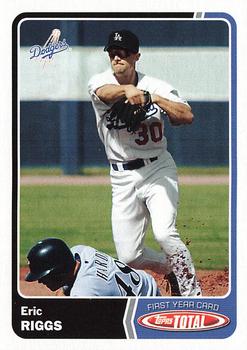 2003 Topps Total #963 Eric Riggs Front