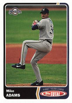 2003 Topps Total #985 Mike Adams Front