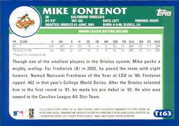 2003 Topps Traded & Rookies #T163 Mike Fontenot Back