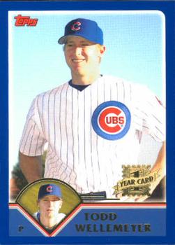 2003 Topps Traded & Rookies #T182 Todd Wellemeyer Front