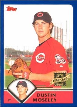 2003 Topps Traded & Rookies #T183 Dustin Moseley Front