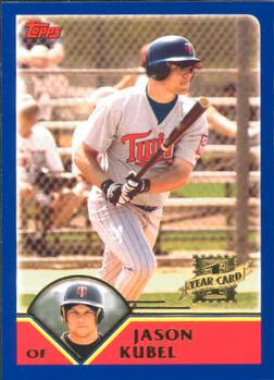 2003 Topps Traded & Rookies #T193 Jason Kubel Front