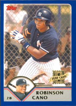 2003 Topps Traded & Rookies #T200 Robinson Cano Front
