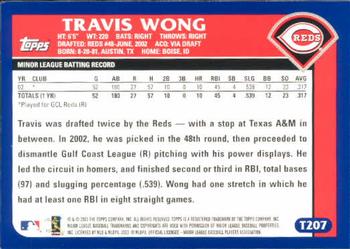 2003 Topps Traded & Rookies #T207 Travis Wong Back