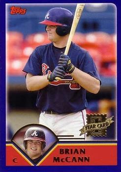 2003 Topps Traded & Rookies #T209 Brian McCann Front