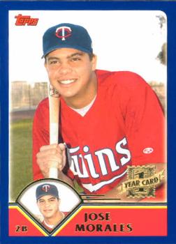 2003 Topps Traded & Rookies #T229 Jose Morales Front