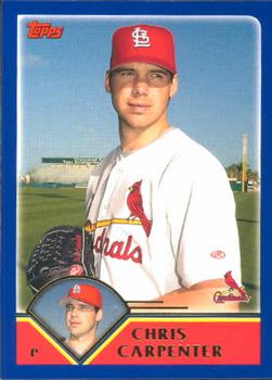2003 Topps Traded & Rookies #T32 Chris Carpenter Front