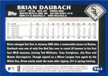 2003 Topps Traded & Rookies #T61 Brian Daubach Back