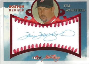 2004 Fleer Sweet Sigs - Autograph Red #SG-TW1 Tim Wakefield Front