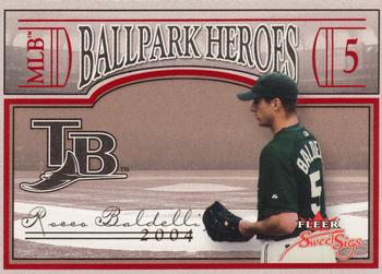 2004 Fleer Sweet Sigs - Ballpark Heroes #1BH Rocco Baldelli Front