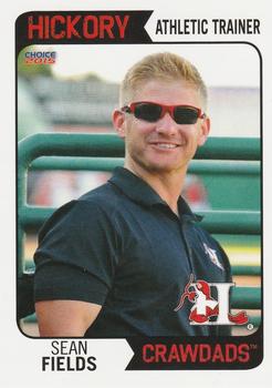 2015 Choice Hickory Crawdads #34 Sean Fields Front