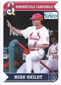 2013 Grandstand Springfield Cardinals SGA #NNO Mike Shildt Front