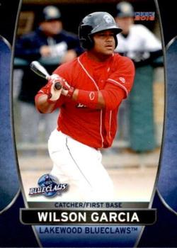 2016 Choice Lakewood BlueClaws #8 Wilson Garcia Front