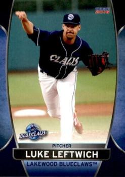 2016 Choice Lakewood BlueClaws #16 Luke Leftwich Front
