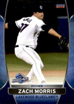 2016 Choice Lakewood BlueClaws #20 Zach Morris Front