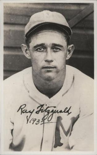 1932 Worch Cigar Minneapolis Millers #NNO Ray Fitzgerald Front