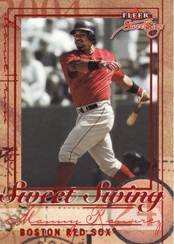 2004 Fleer Sweet Sigs - Sweet Swing #6SS Manny Ramirez Front