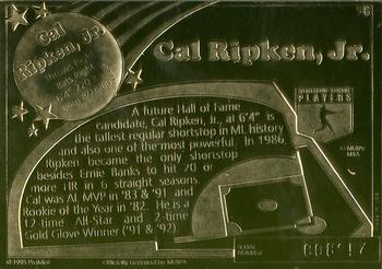 1992-98 ProMint #16 Cal Ripken Back