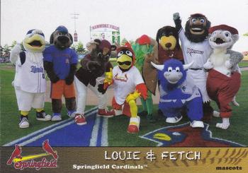 2016 Grandstand Sysco Springfield Cardinals #NNO Louie / Fetch Front