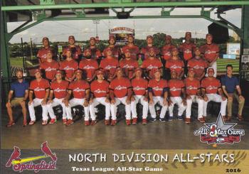 2016 Grandstand Sysco Springfield Cardinals #NNO North Division All-Stars Front