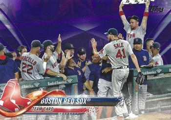 2018 Topps - Purple #48 Boston Red Sox Front