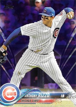 2018 Topps - Purple #50 Anthony Rizzo Front