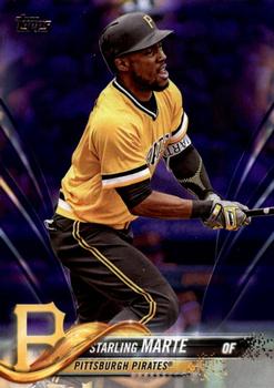 2018 Topps - Purple #60 Starling Marte Front