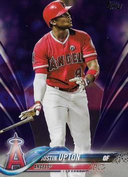 2018 Topps - Purple #190 Justin Upton Front