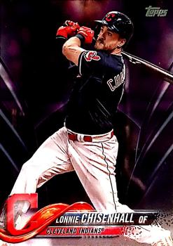 2018 Topps - Purple #194 Lonnie Chisenhall Front