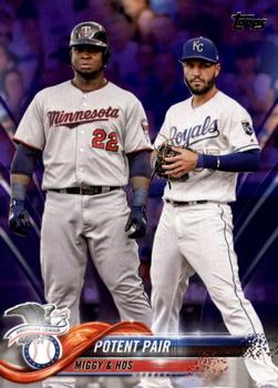 2018 Topps - Purple #262 Potent Pair Front