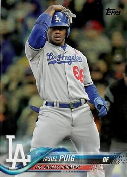 2018 Topps - Rainbow Foil #89 Yasiel Puig Front