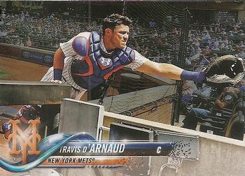 2018 Topps - Rainbow Foil #91 Travis d'Arnaud Front