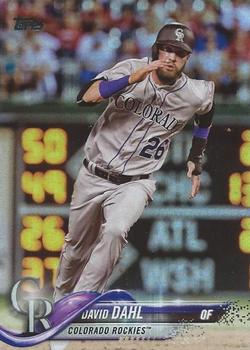 2018 Topps - Rainbow Foil #96 David Dahl Front