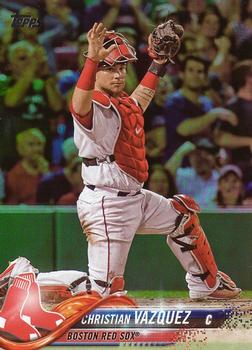 2018 Topps - Rainbow Foil #103 Christian Vazquez Front
