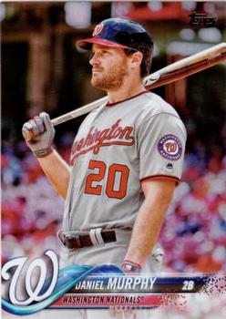 2018 Topps - Rainbow Foil #105 Daniel Murphy Front