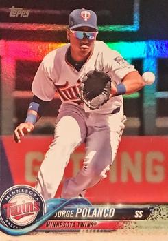 2018 Topps - Rainbow Foil #107 Jorge Polanco Front