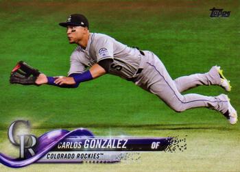 2018 Topps - Rainbow Foil #110 Carlos Gonzalez Front
