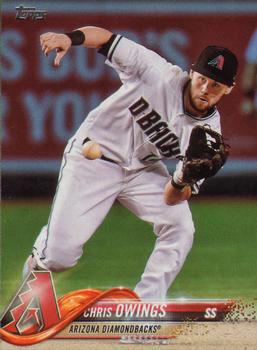 2018 Topps - Rainbow Foil #122 Chris Owings Front